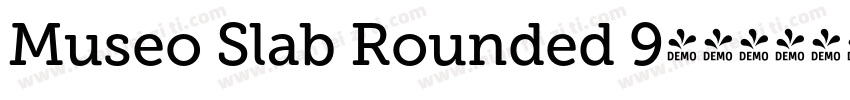 Museo Slab Rounded 9字体转换